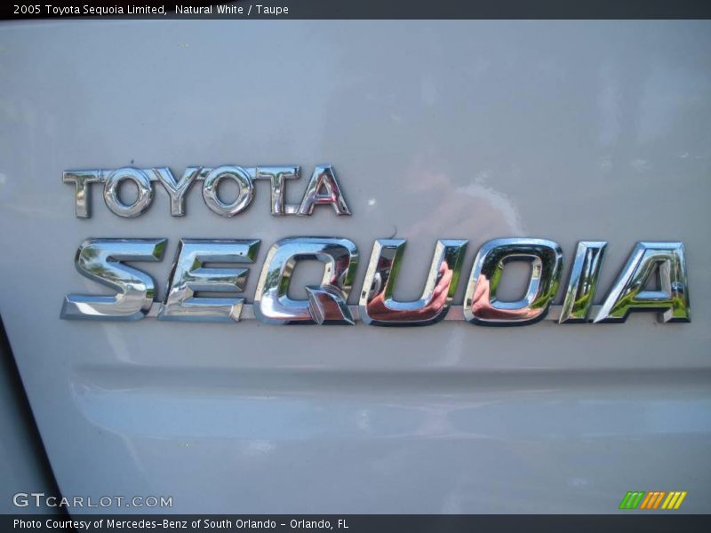 Natural White / Taupe 2005 Toyota Sequoia Limited