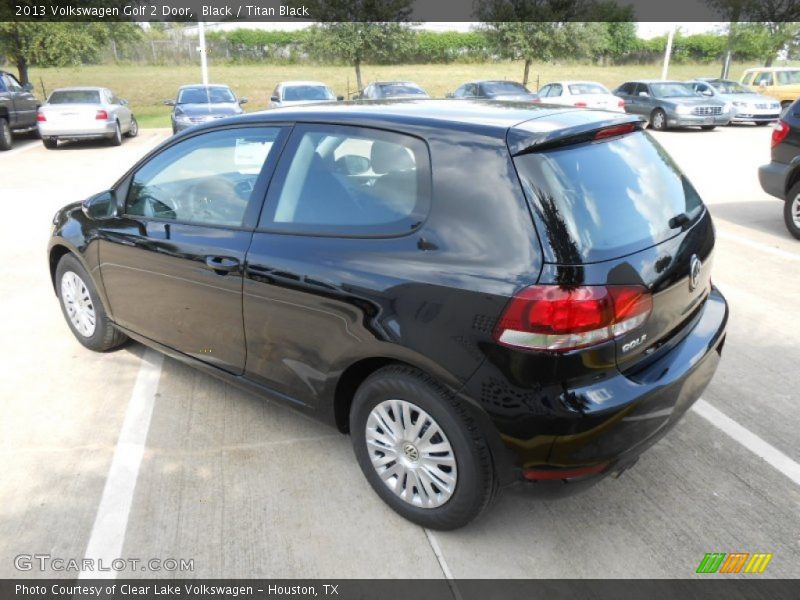 Black / Titan Black 2013 Volkswagen Golf 2 Door