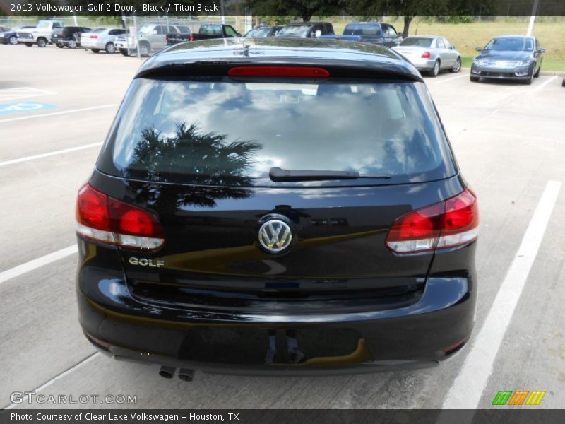 Black / Titan Black 2013 Volkswagen Golf 2 Door