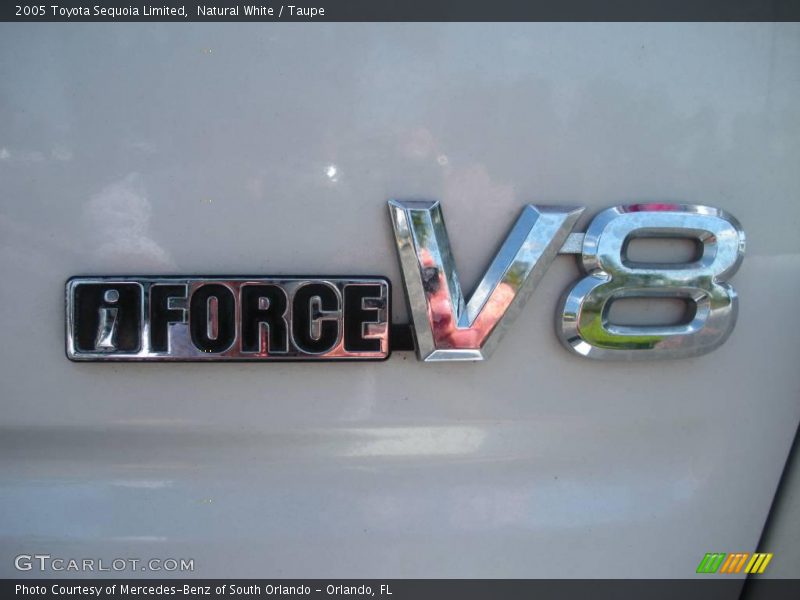 Natural White / Taupe 2005 Toyota Sequoia Limited