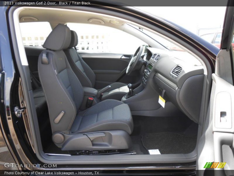 Black / Titan Black 2013 Volkswagen Golf 2 Door