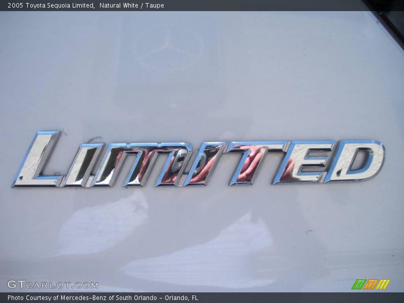 Natural White / Taupe 2005 Toyota Sequoia Limited