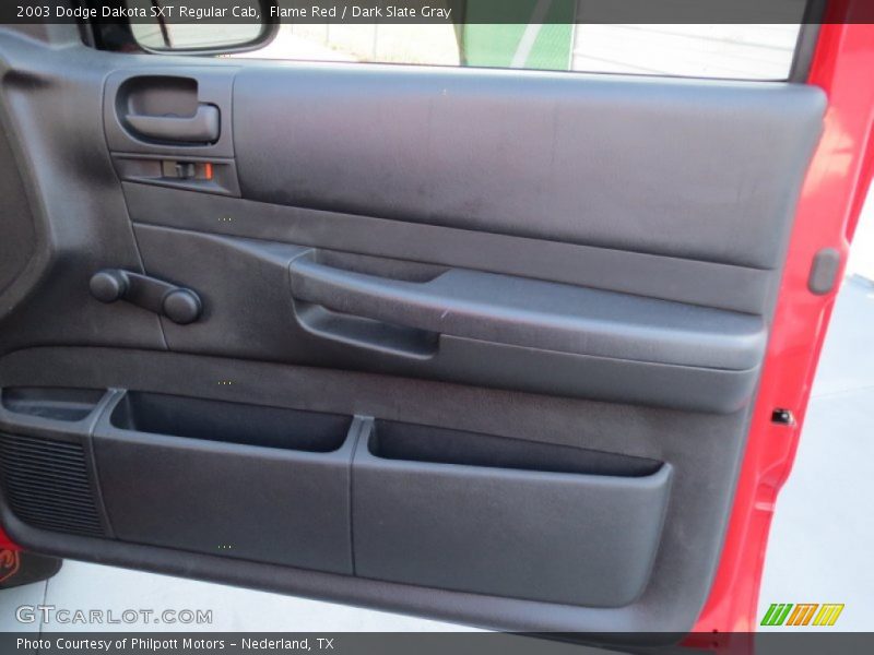 Flame Red / Dark Slate Gray 2003 Dodge Dakota SXT Regular Cab