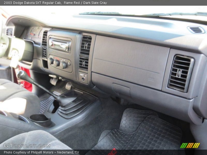 Flame Red / Dark Slate Gray 2003 Dodge Dakota SXT Regular Cab