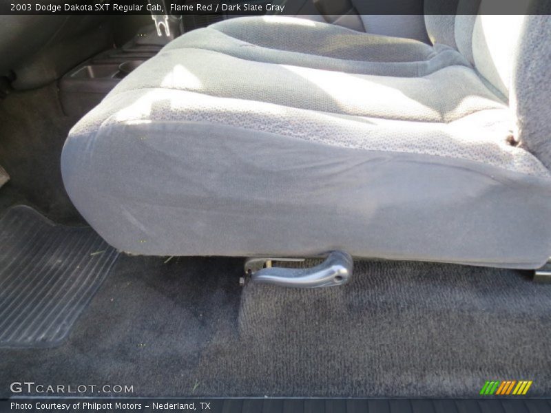 Flame Red / Dark Slate Gray 2003 Dodge Dakota SXT Regular Cab