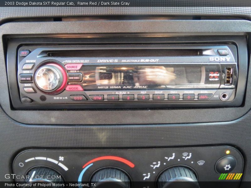 Flame Red / Dark Slate Gray 2003 Dodge Dakota SXT Regular Cab