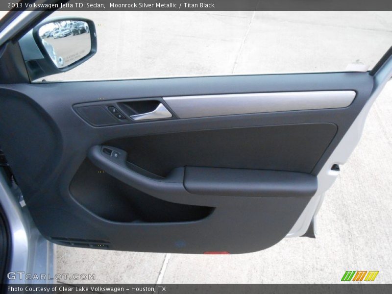 Moonrock Silver Metallic / Titan Black 2013 Volkswagen Jetta TDI Sedan