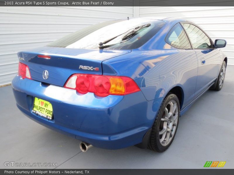 Arctic Blue Pearl / Ebony 2003 Acura RSX Type S Sports Coupe