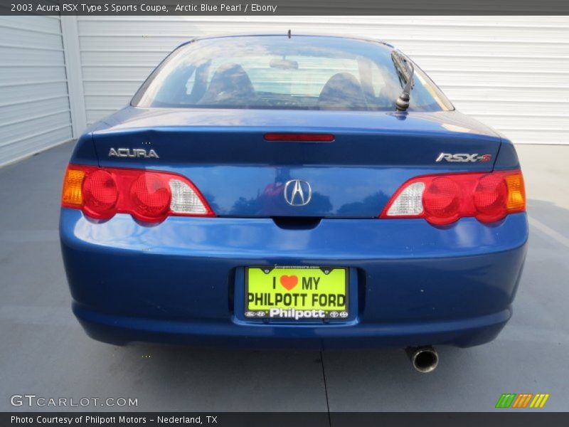 Arctic Blue Pearl / Ebony 2003 Acura RSX Type S Sports Coupe