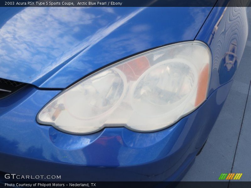 Arctic Blue Pearl / Ebony 2003 Acura RSX Type S Sports Coupe