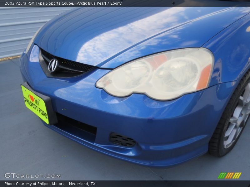 Arctic Blue Pearl / Ebony 2003 Acura RSX Type S Sports Coupe