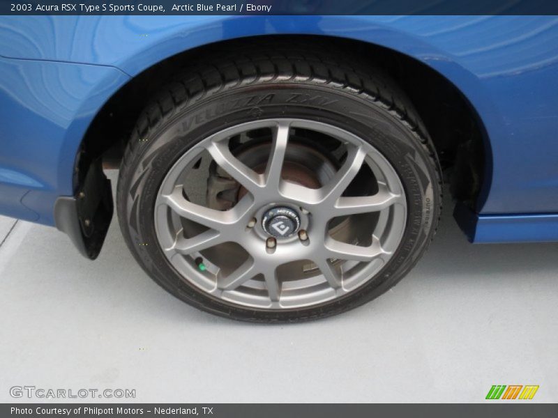Arctic Blue Pearl / Ebony 2003 Acura RSX Type S Sports Coupe