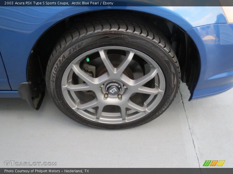 Arctic Blue Pearl / Ebony 2003 Acura RSX Type S Sports Coupe
