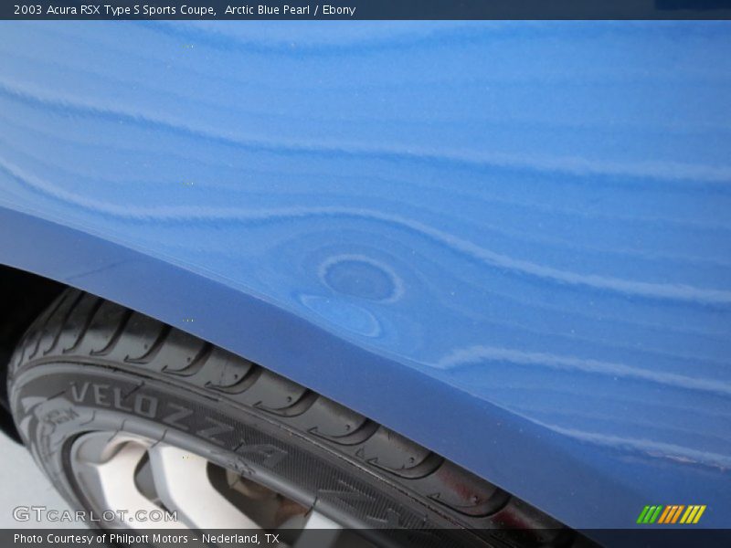Arctic Blue Pearl / Ebony 2003 Acura RSX Type S Sports Coupe