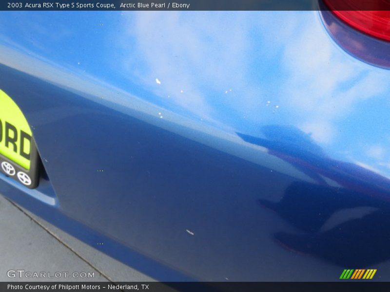 Arctic Blue Pearl / Ebony 2003 Acura RSX Type S Sports Coupe