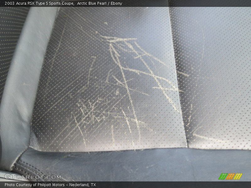 Arctic Blue Pearl / Ebony 2003 Acura RSX Type S Sports Coupe