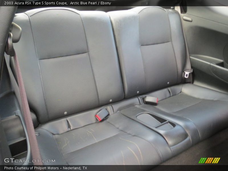 Rear Seat of 2003 RSX Type S Sports Coupe