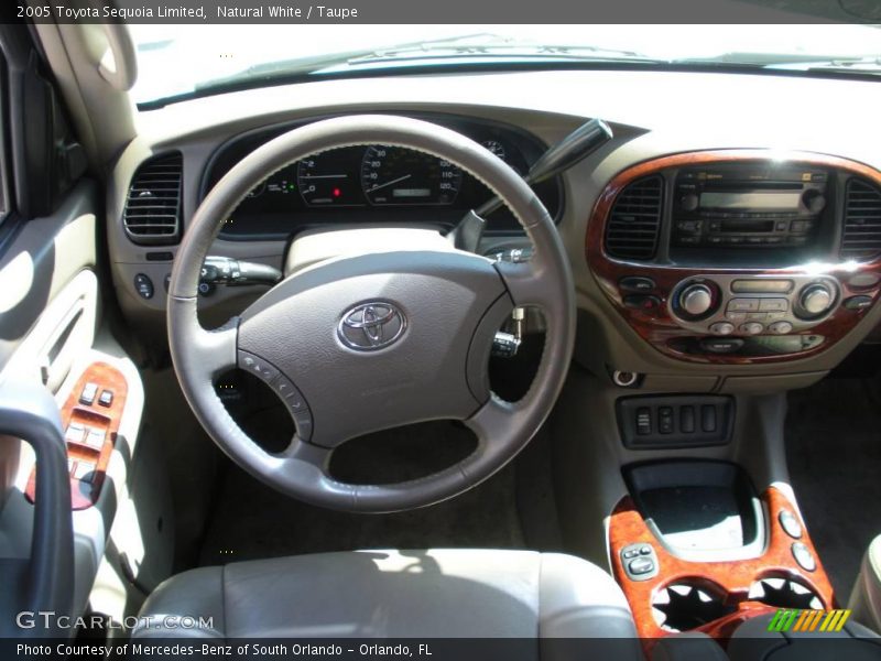 Natural White / Taupe 2005 Toyota Sequoia Limited