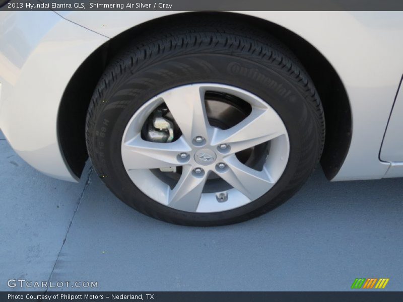 Shimmering Air Silver / Gray 2013 Hyundai Elantra GLS