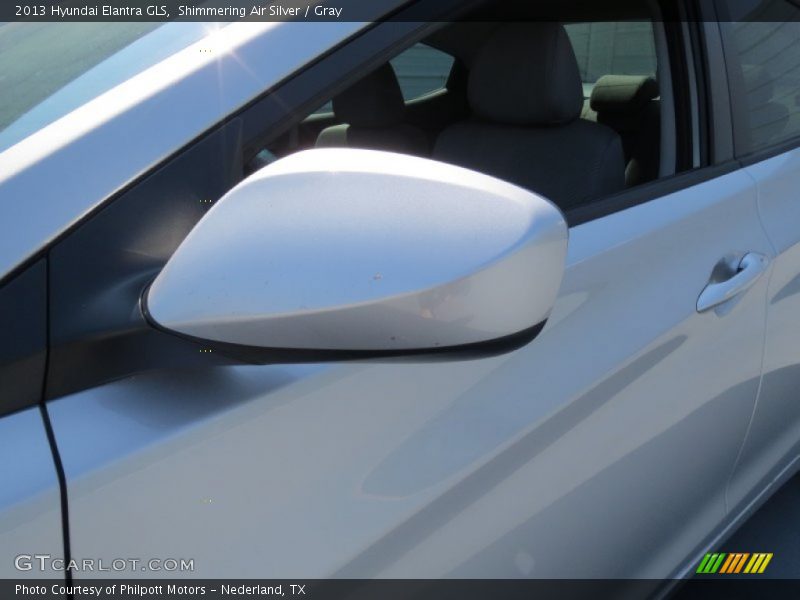 Shimmering Air Silver / Gray 2013 Hyundai Elantra GLS