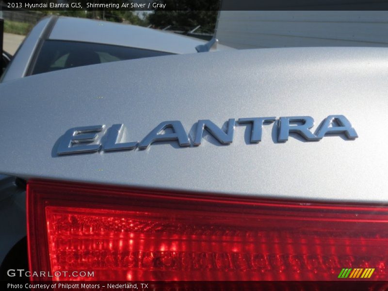 Shimmering Air Silver / Gray 2013 Hyundai Elantra GLS