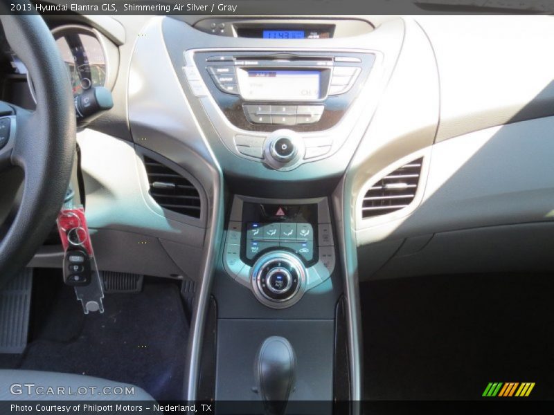 Shimmering Air Silver / Gray 2013 Hyundai Elantra GLS