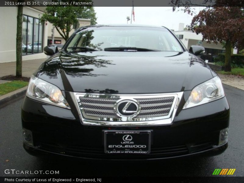 Obsidian Black / Parchment 2011 Lexus ES 350