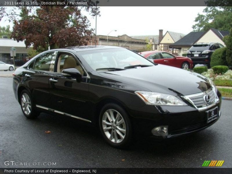 Obsidian Black / Parchment 2011 Lexus ES 350