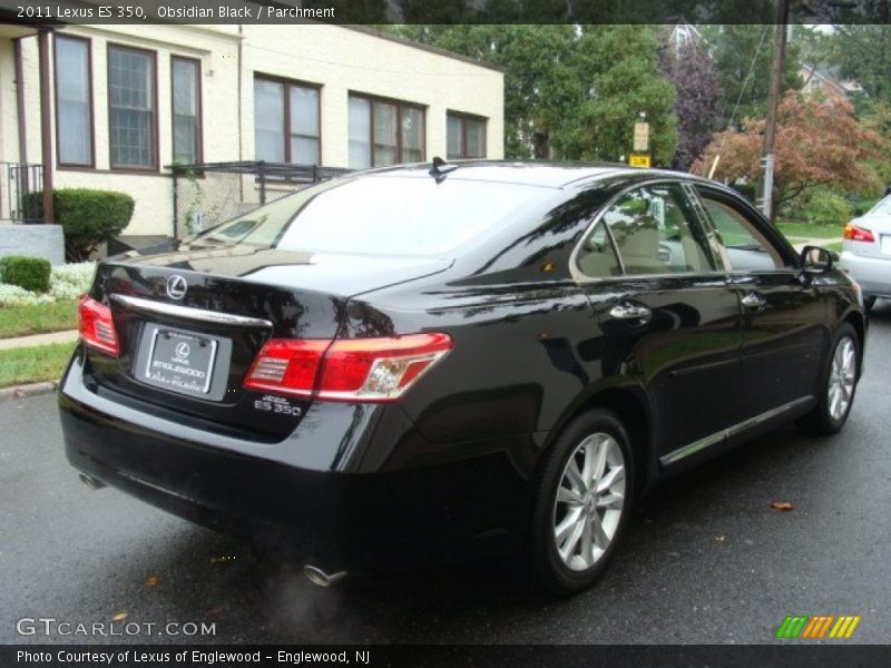 Obsidian Black / Parchment 2011 Lexus ES 350