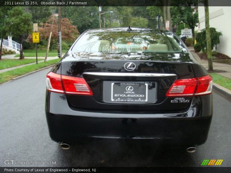 Obsidian Black / Parchment 2011 Lexus ES 350