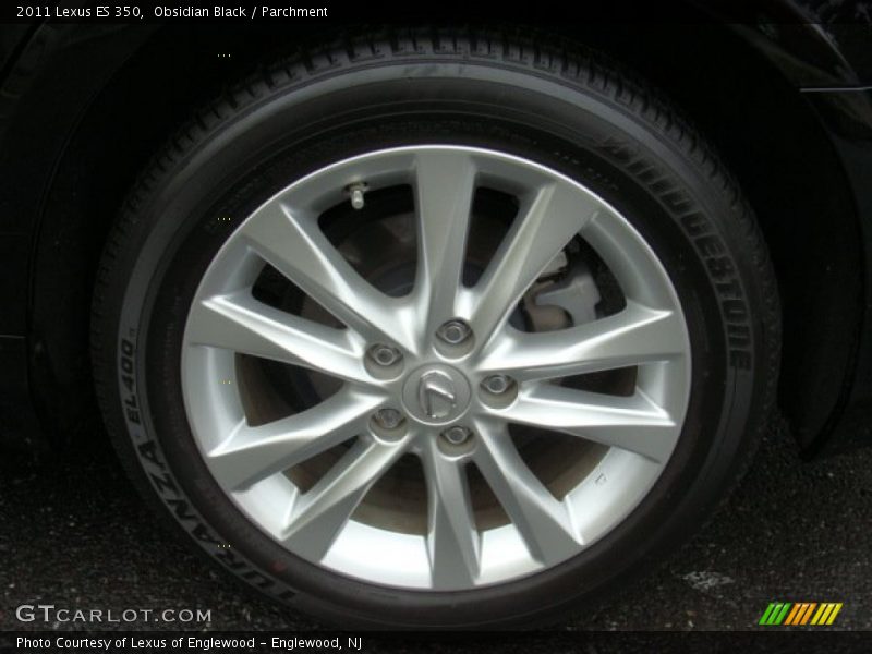 Obsidian Black / Parchment 2011 Lexus ES 350