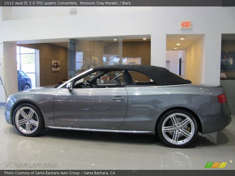 Monsoon Gray Metallic / Black 2013 Audi S5 3.0 TFSI quattro Convertible