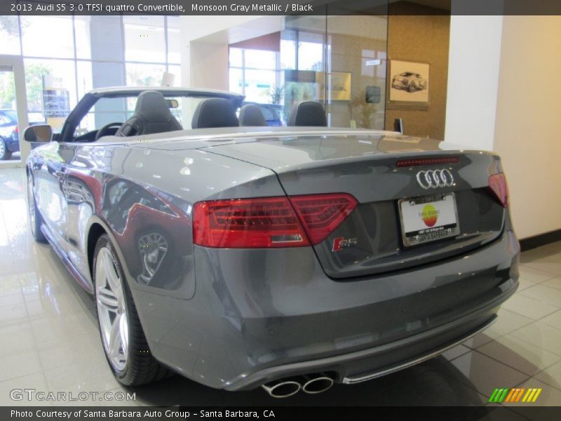 Monsoon Gray Metallic / Black 2013 Audi S5 3.0 TFSI quattro Convertible