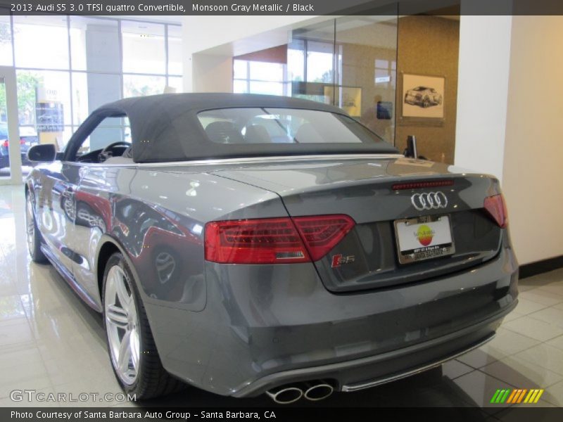 Monsoon Gray Metallic / Black 2013 Audi S5 3.0 TFSI quattro Convertible