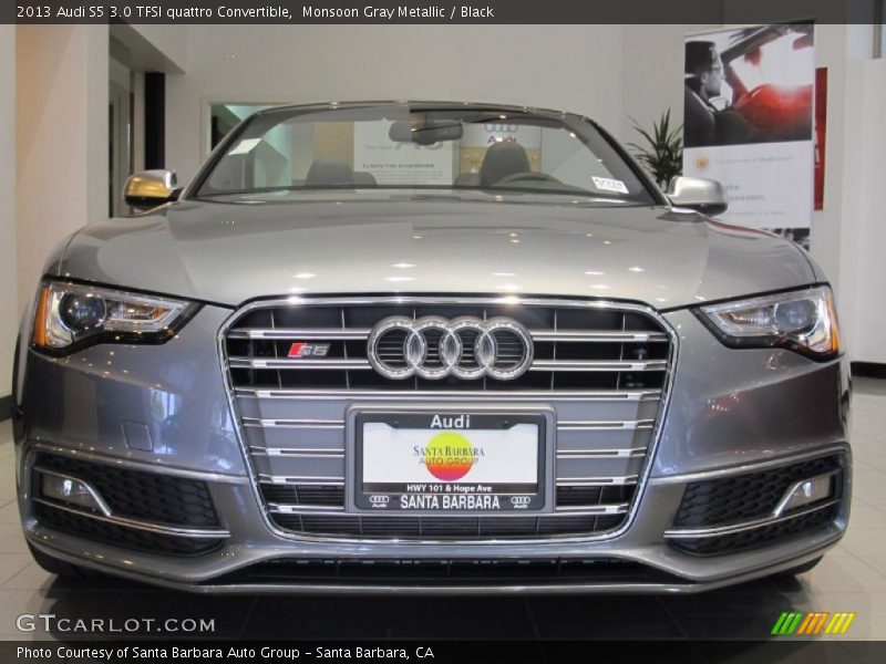 Monsoon Gray Metallic / Black 2013 Audi S5 3.0 TFSI quattro Convertible