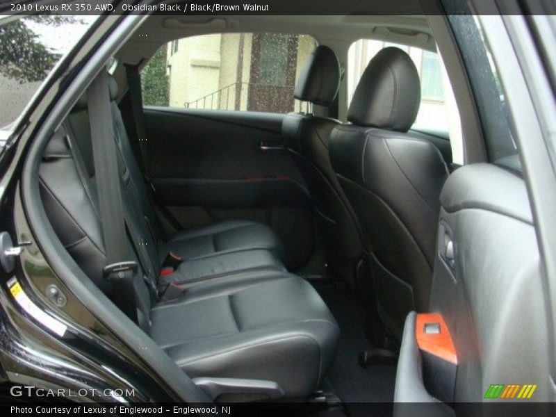 Obsidian Black / Black/Brown Walnut 2010 Lexus RX 350 AWD