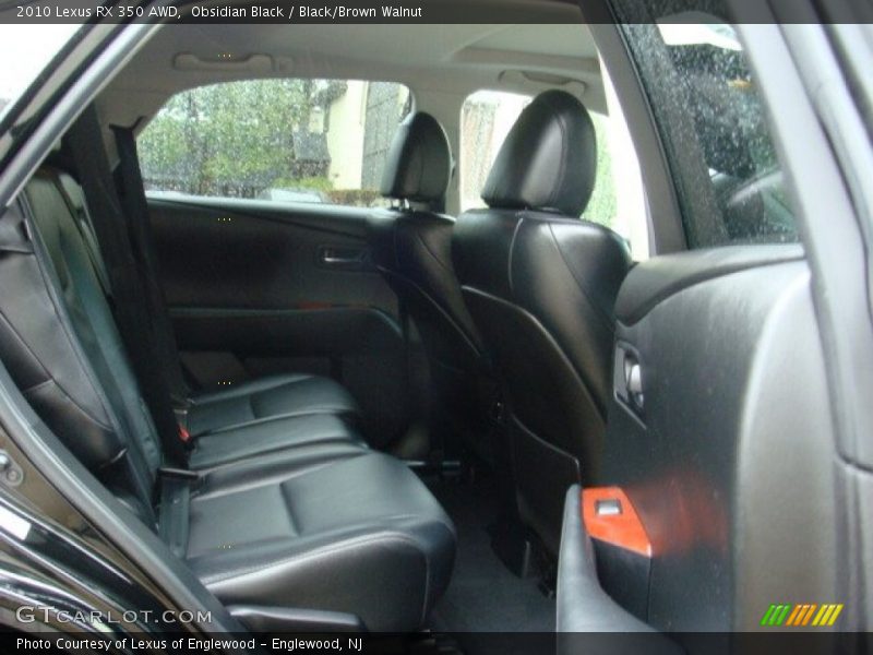 Obsidian Black / Black/Brown Walnut 2010 Lexus RX 350 AWD