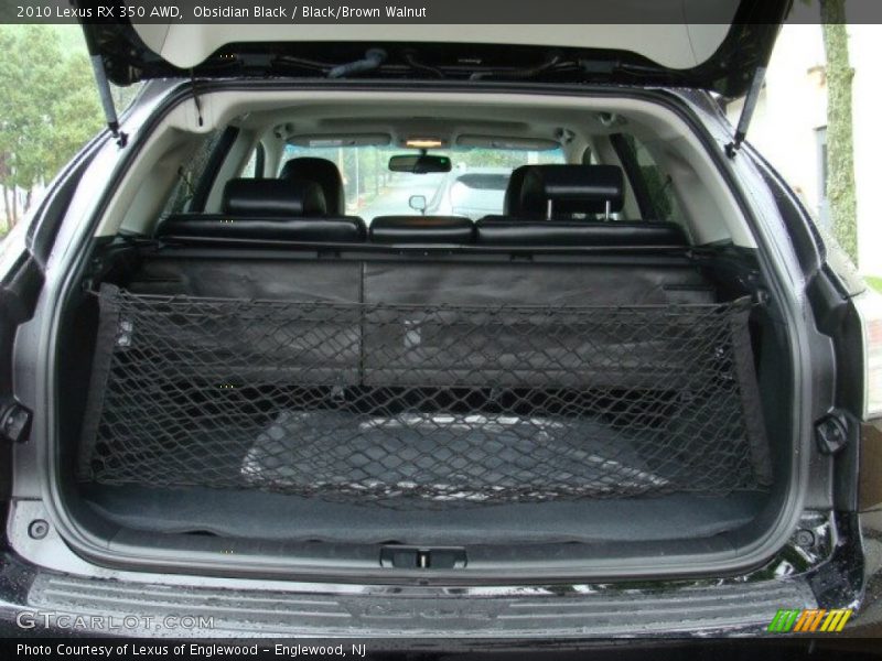 Obsidian Black / Black/Brown Walnut 2010 Lexus RX 350 AWD