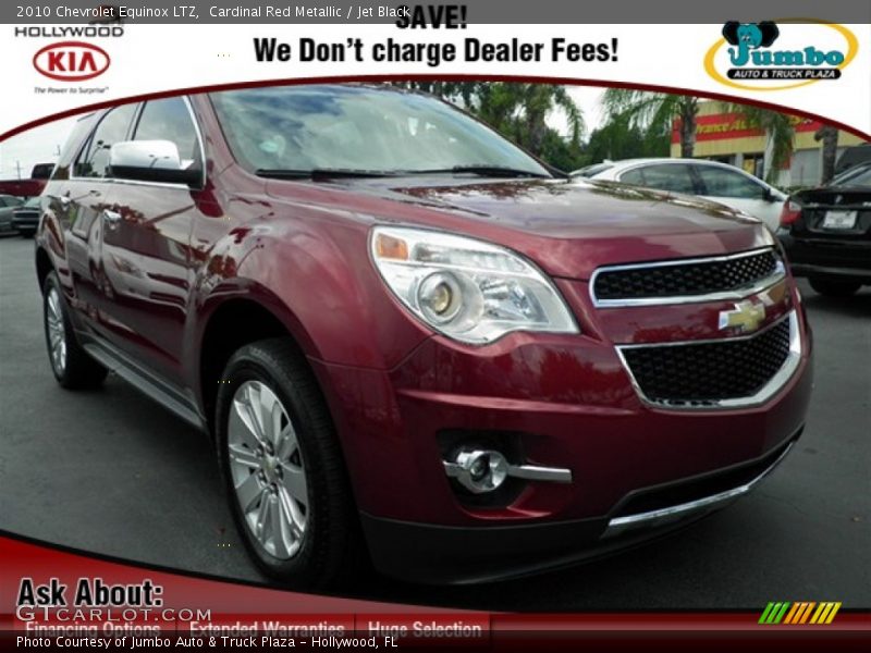 Cardinal Red Metallic / Jet Black 2010 Chevrolet Equinox LTZ
