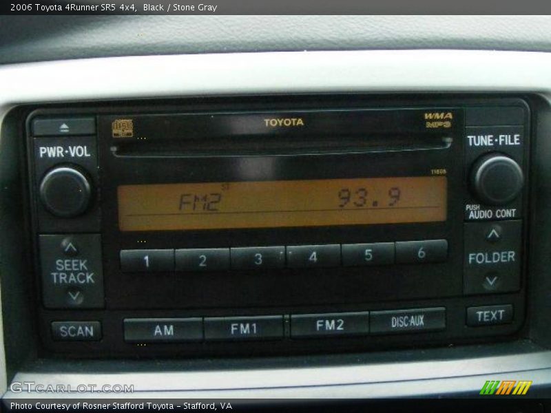 Black / Stone Gray 2006 Toyota 4Runner SR5 4x4