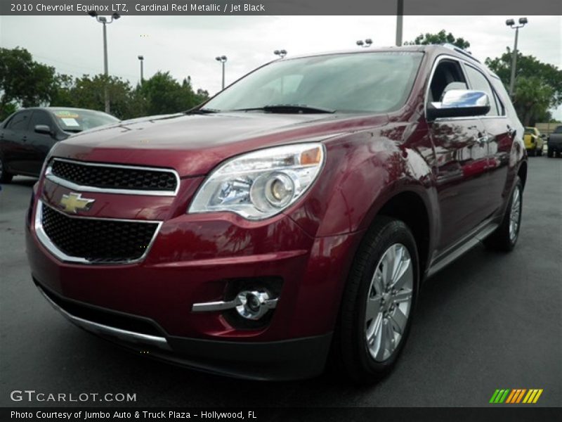 Cardinal Red Metallic / Jet Black 2010 Chevrolet Equinox LTZ
