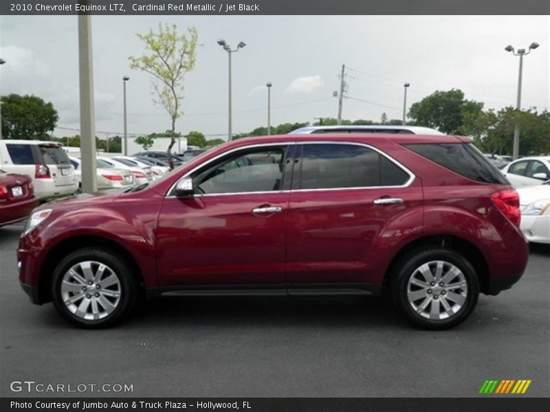 Cardinal Red Metallic / Jet Black 2010 Chevrolet Equinox LTZ