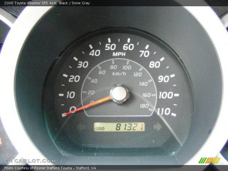 Black / Stone Gray 2006 Toyota 4Runner SR5 4x4