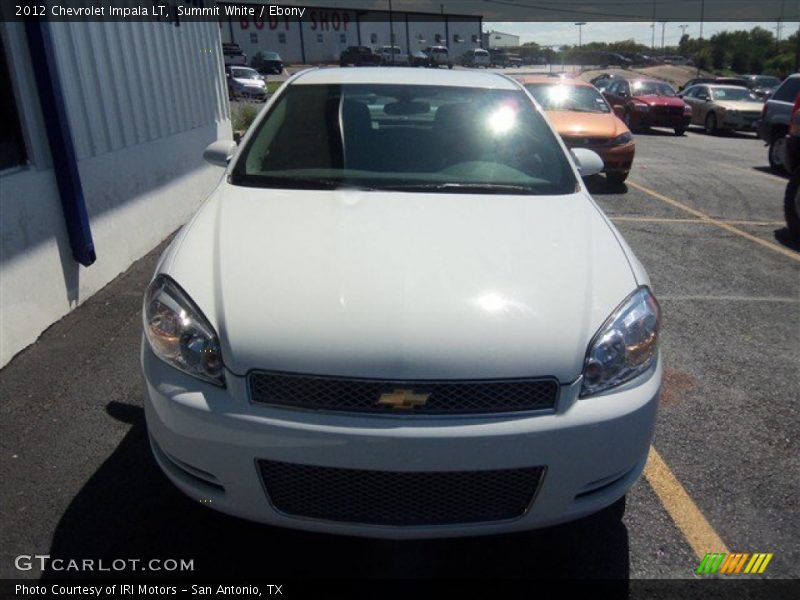 Summit White / Ebony 2012 Chevrolet Impala LT