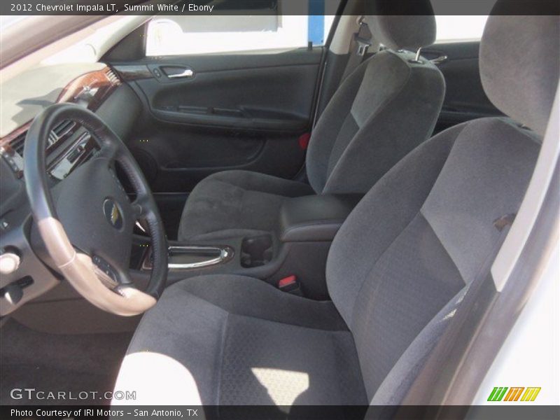 Summit White / Ebony 2012 Chevrolet Impala LT