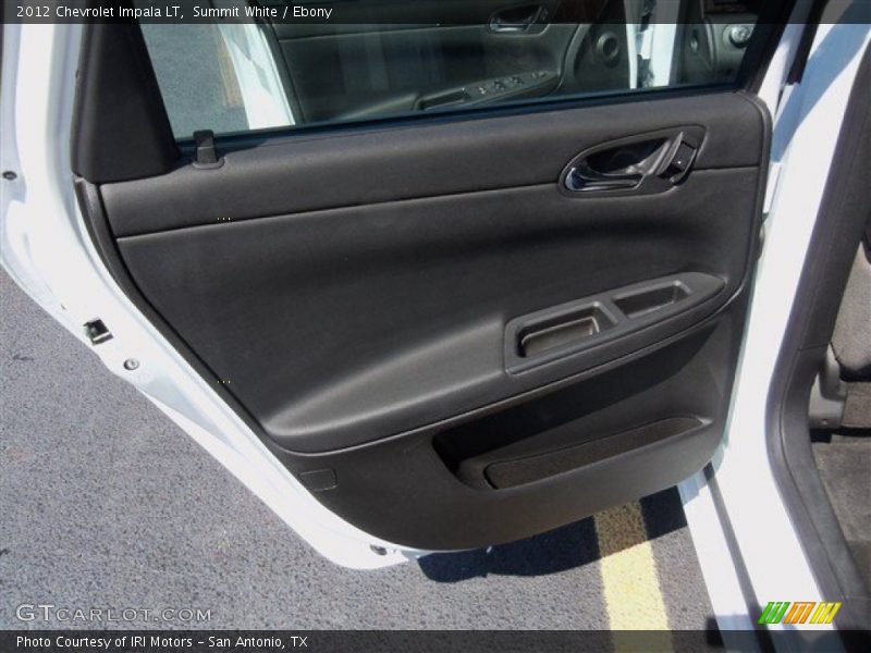 Summit White / Ebony 2012 Chevrolet Impala LT