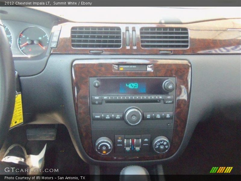 Summit White / Ebony 2012 Chevrolet Impala LT