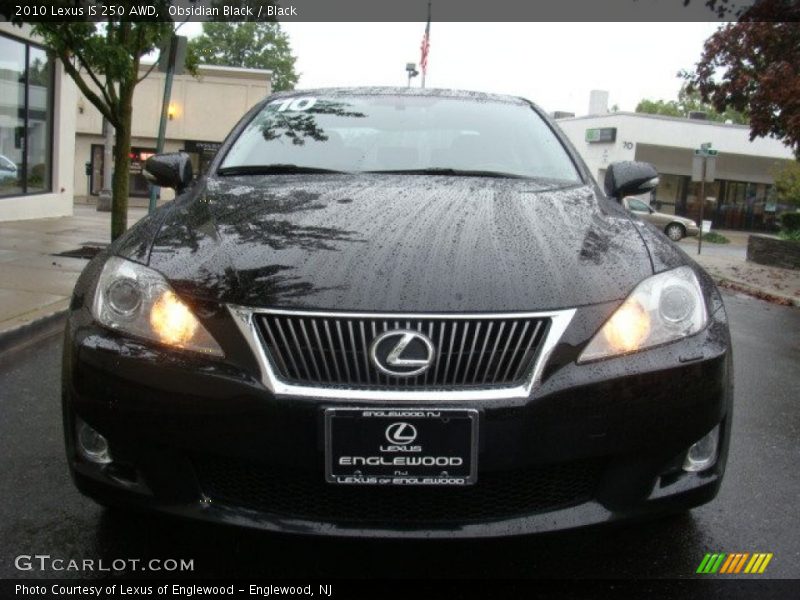 Obsidian Black / Black 2010 Lexus IS 250 AWD