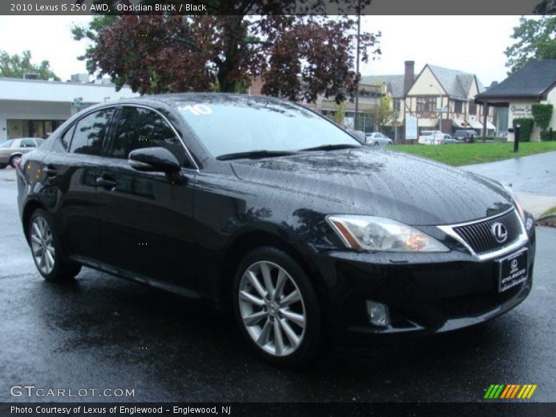 Obsidian Black / Black 2010 Lexus IS 250 AWD