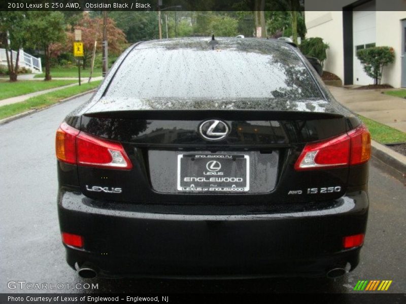 Obsidian Black / Black 2010 Lexus IS 250 AWD